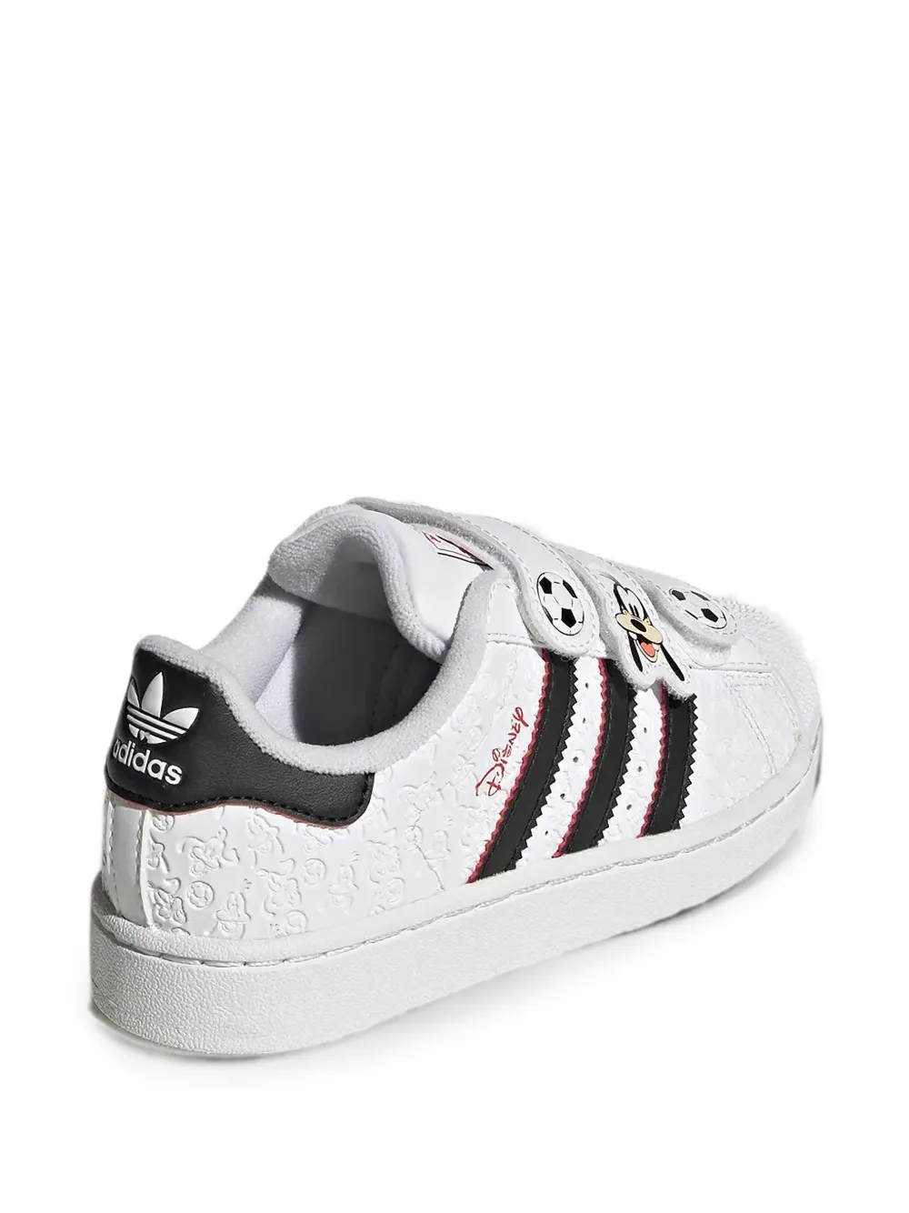 adidas Kids x Disney Superstar round-toe low-top sneakers Wit