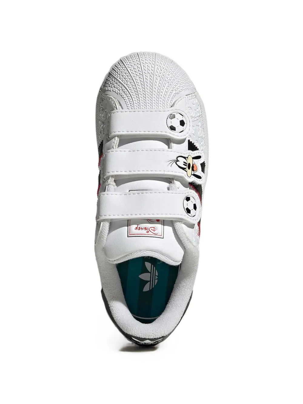 adidas Kids x Disney Superstar round-toe low-top sneakers Wit