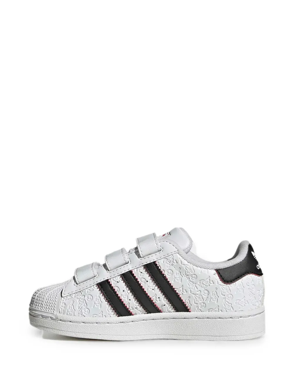 adidas Kids x Disney Superstar round-toe low-top sneakers Wit