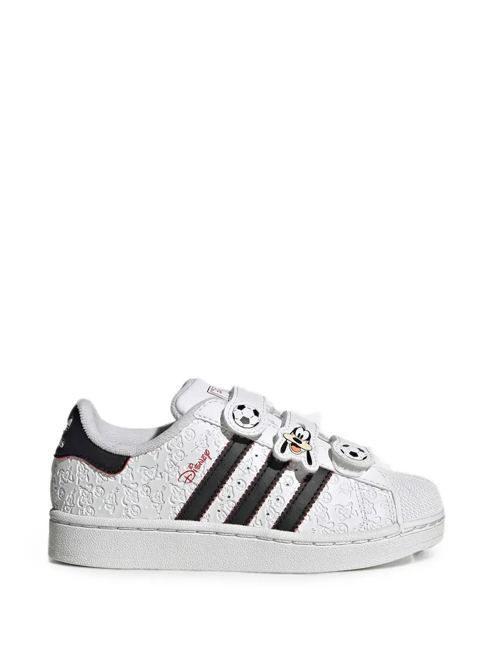adidas Kids x Disney Superstar round-toe low-top sneakers Wit
