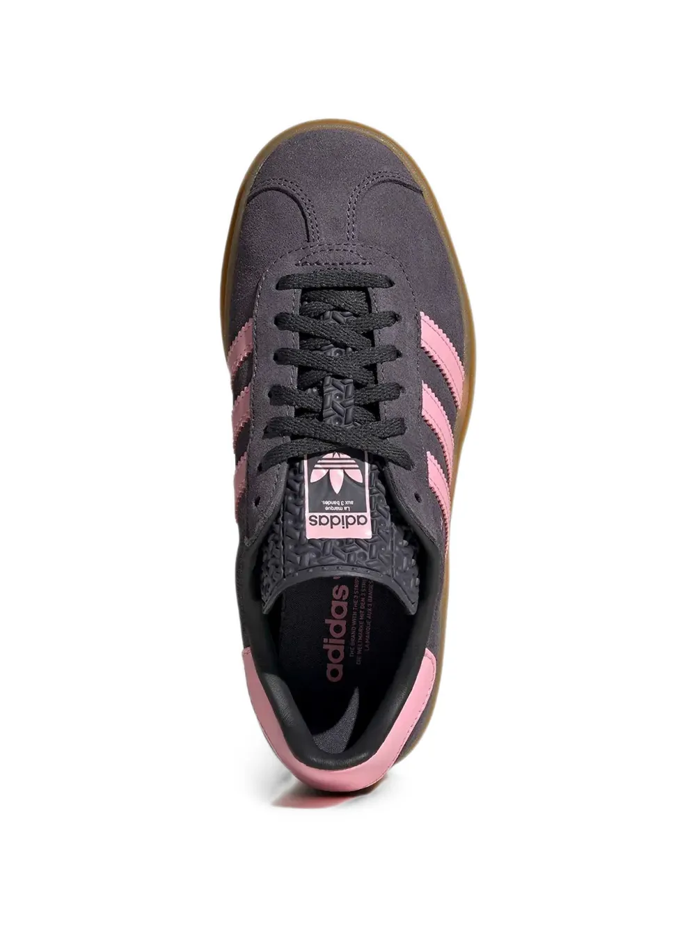adidas Kids Gazelle Bold platform low-top sneakers Grijs