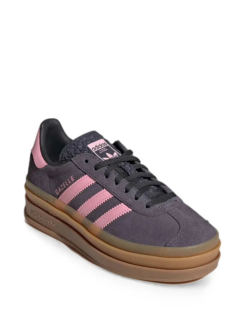 adidas Kids Gazelle Bold platform low-top sneakers Grijs
