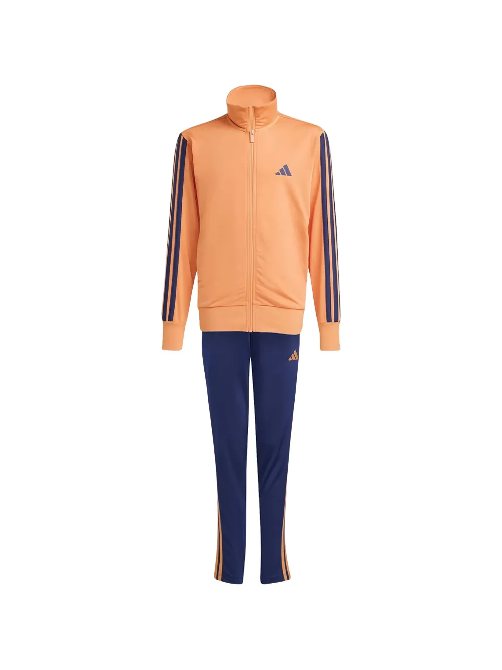 adidas Kids side-stripe tracksuit set - Arancione