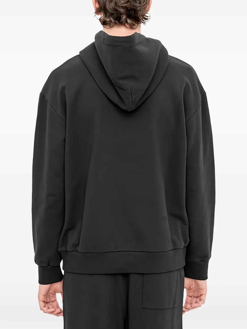 MM6 Maison Margiela Numeric hoodie met logopatch Zwart