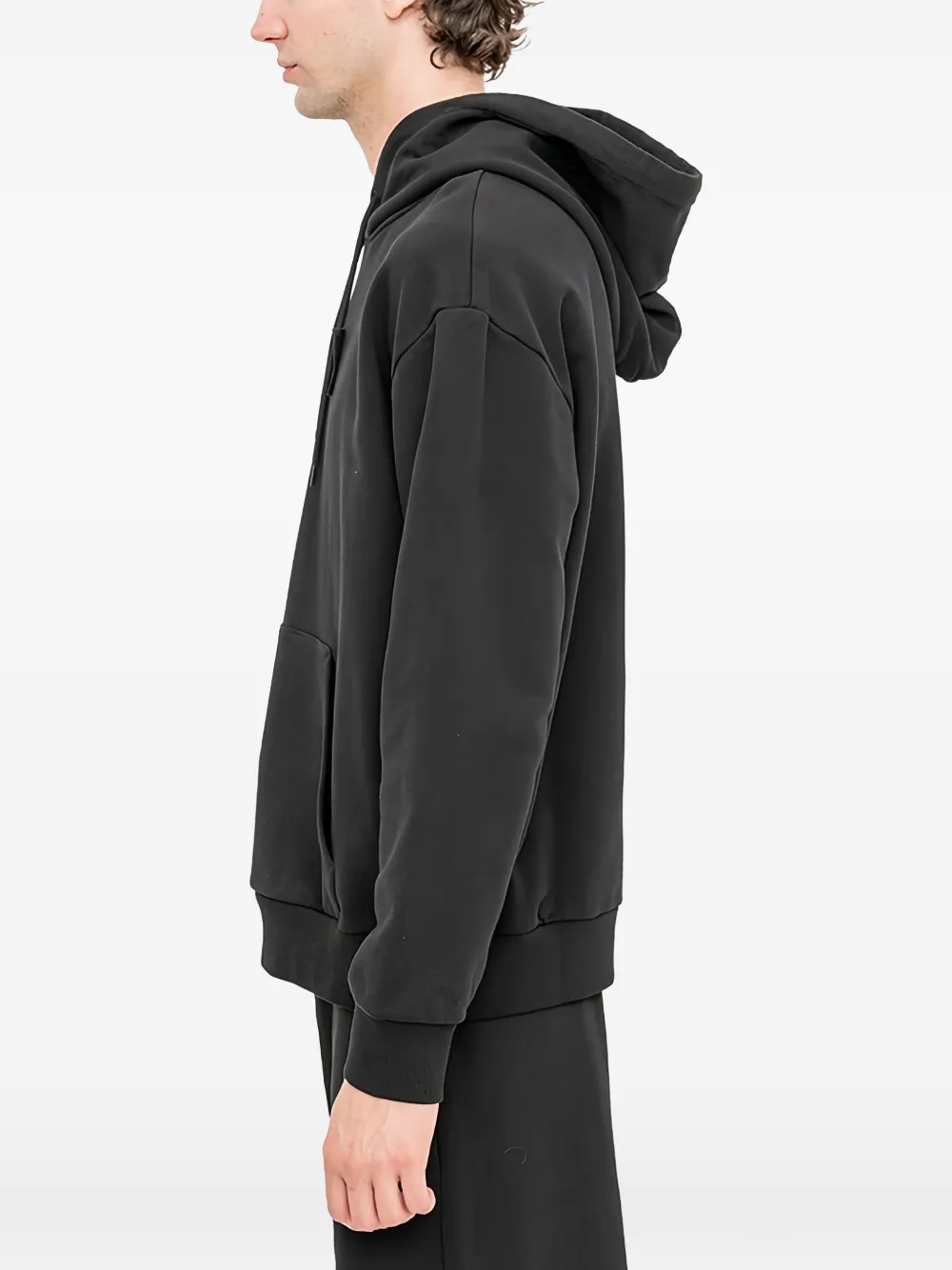 MM6 Maison Margiela Numeric hoodie met logopatch Zwart