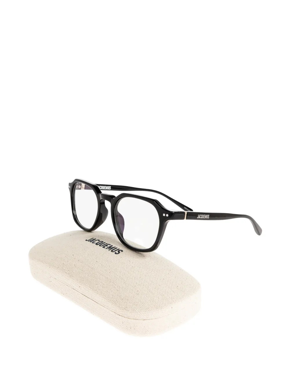  Jacquemus Geometric-frame Glasses - Negro 