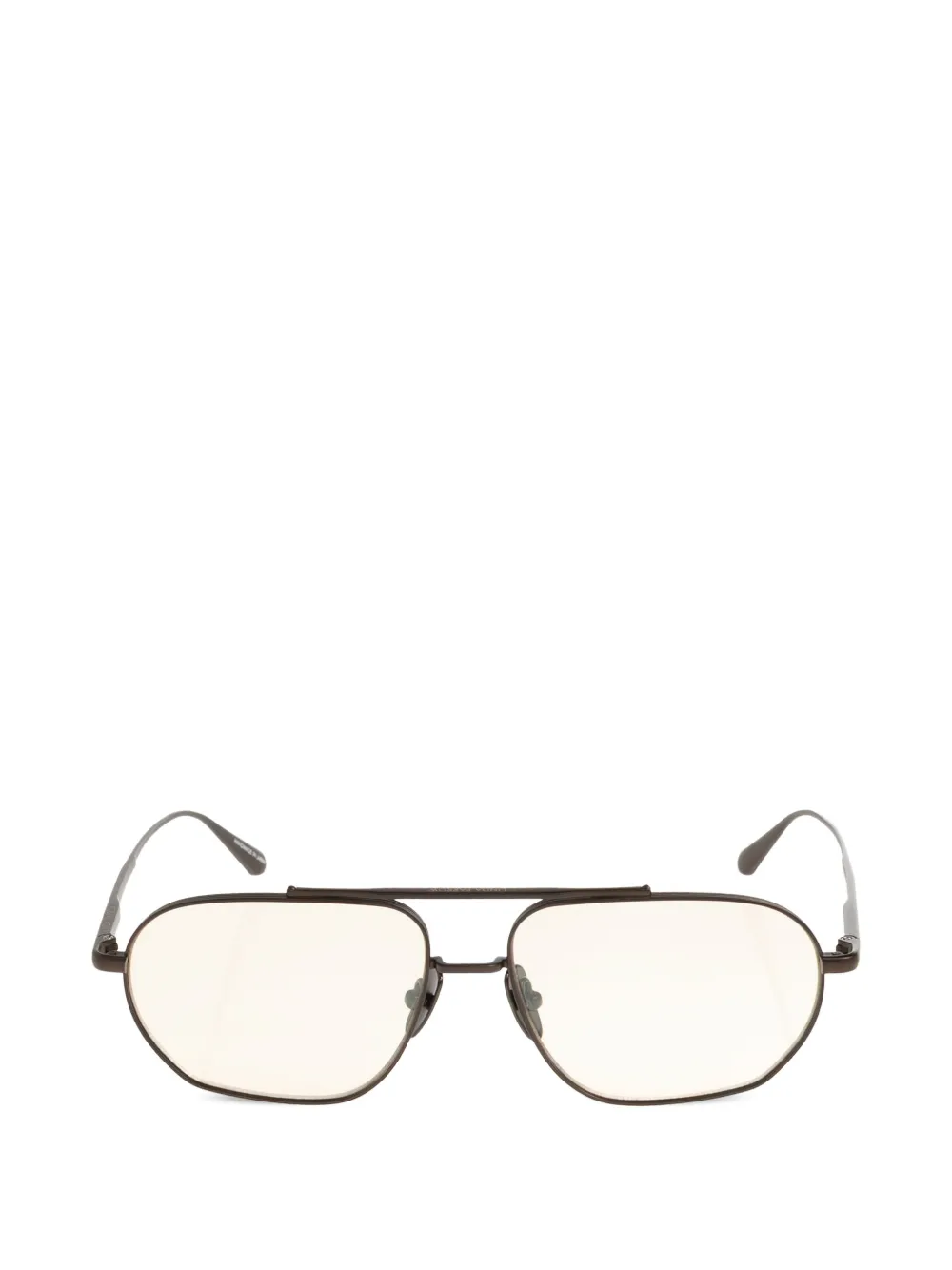 Linda Farrow lunettes de soleil Arden à monture pilote - Noir Linda Farrow lunettes de soleil Arden à monture pilote - Noir