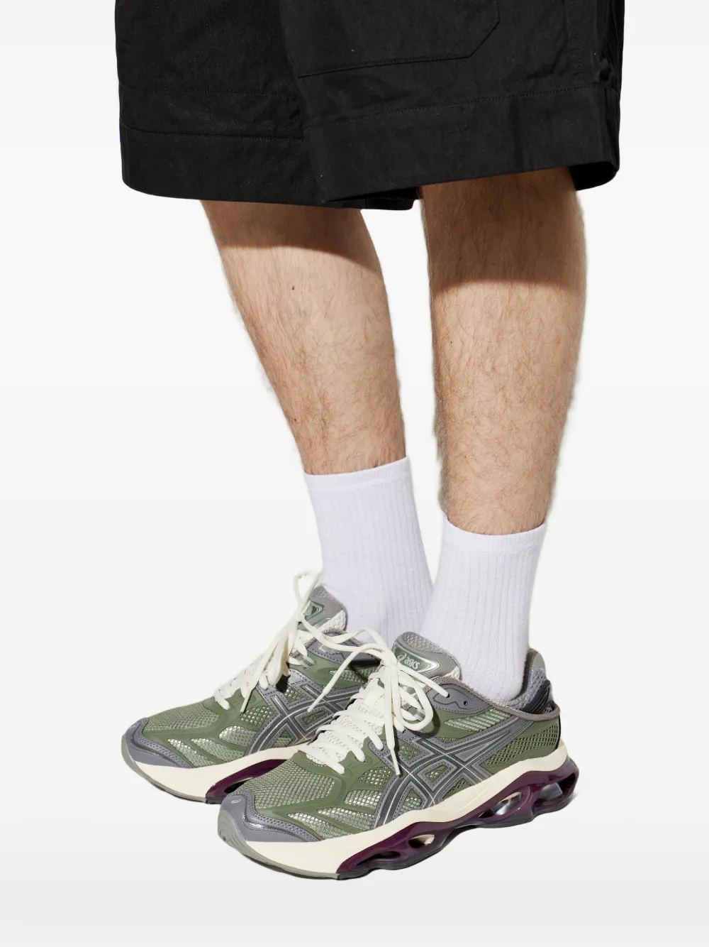 ASICS Gel-Kinetic 2.0 mesh sneakers met vlakken Groen