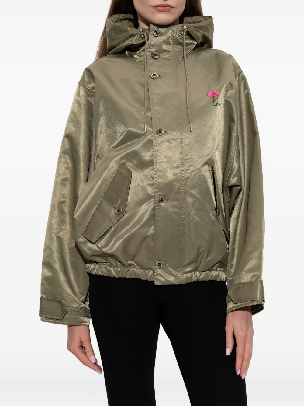 Kenzo Jack met capuchon Groen