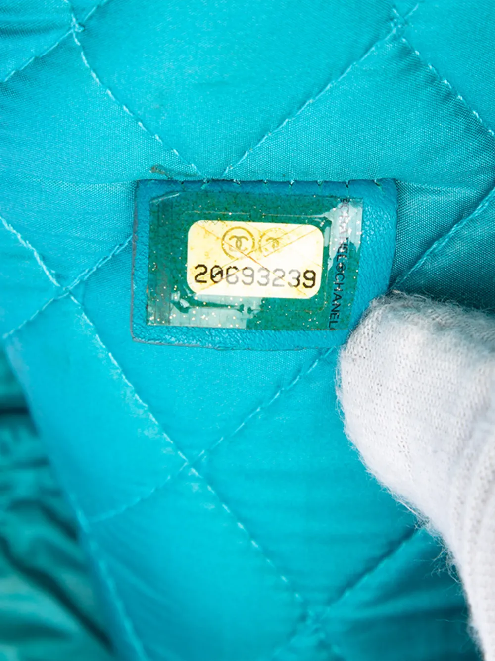 CHANEL Pre-Owned 2014-2015 ミディアム マトラッセ パテント O ケース