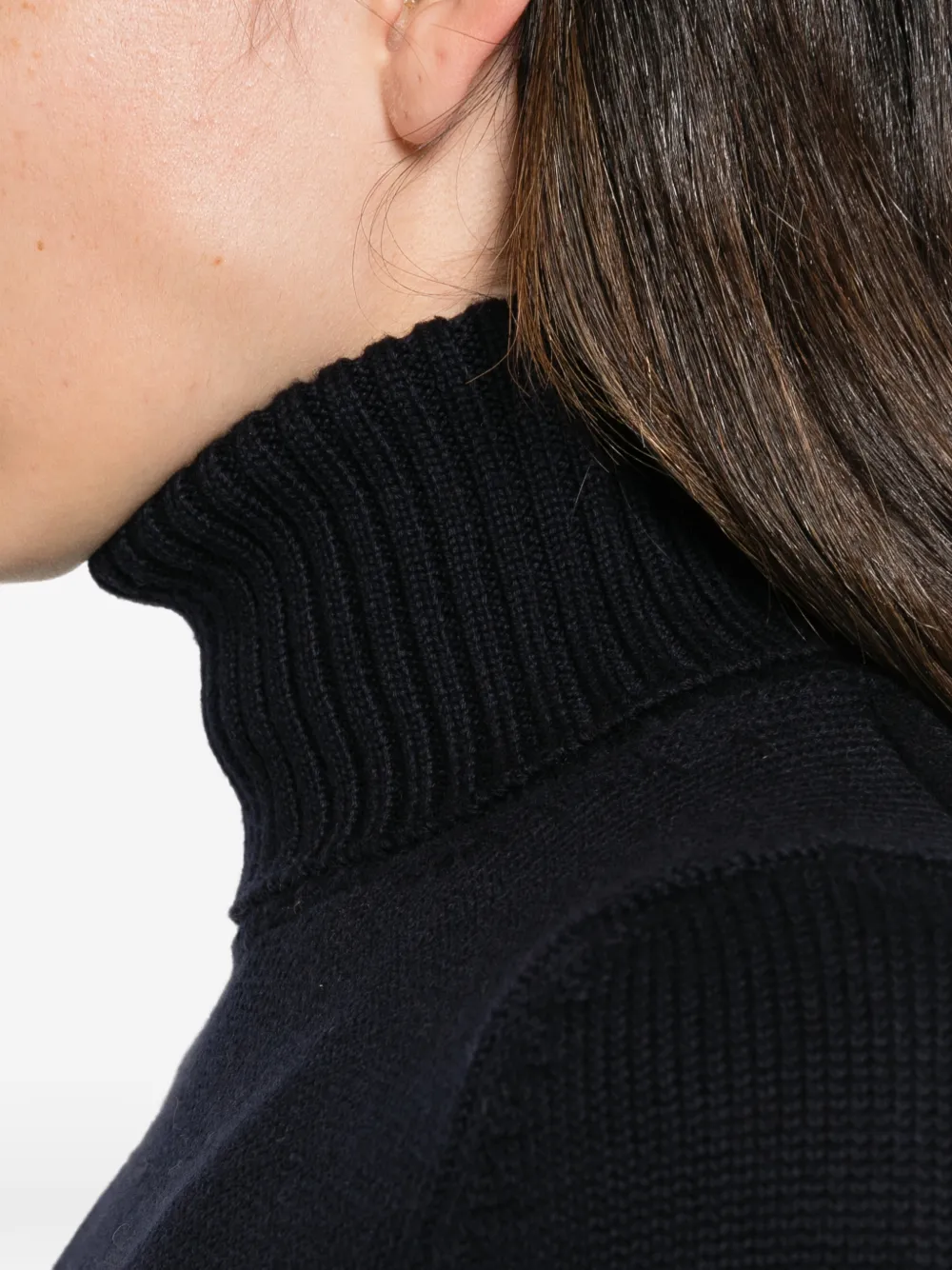 ALPHA STUDIO Wollen coltrui Blauw