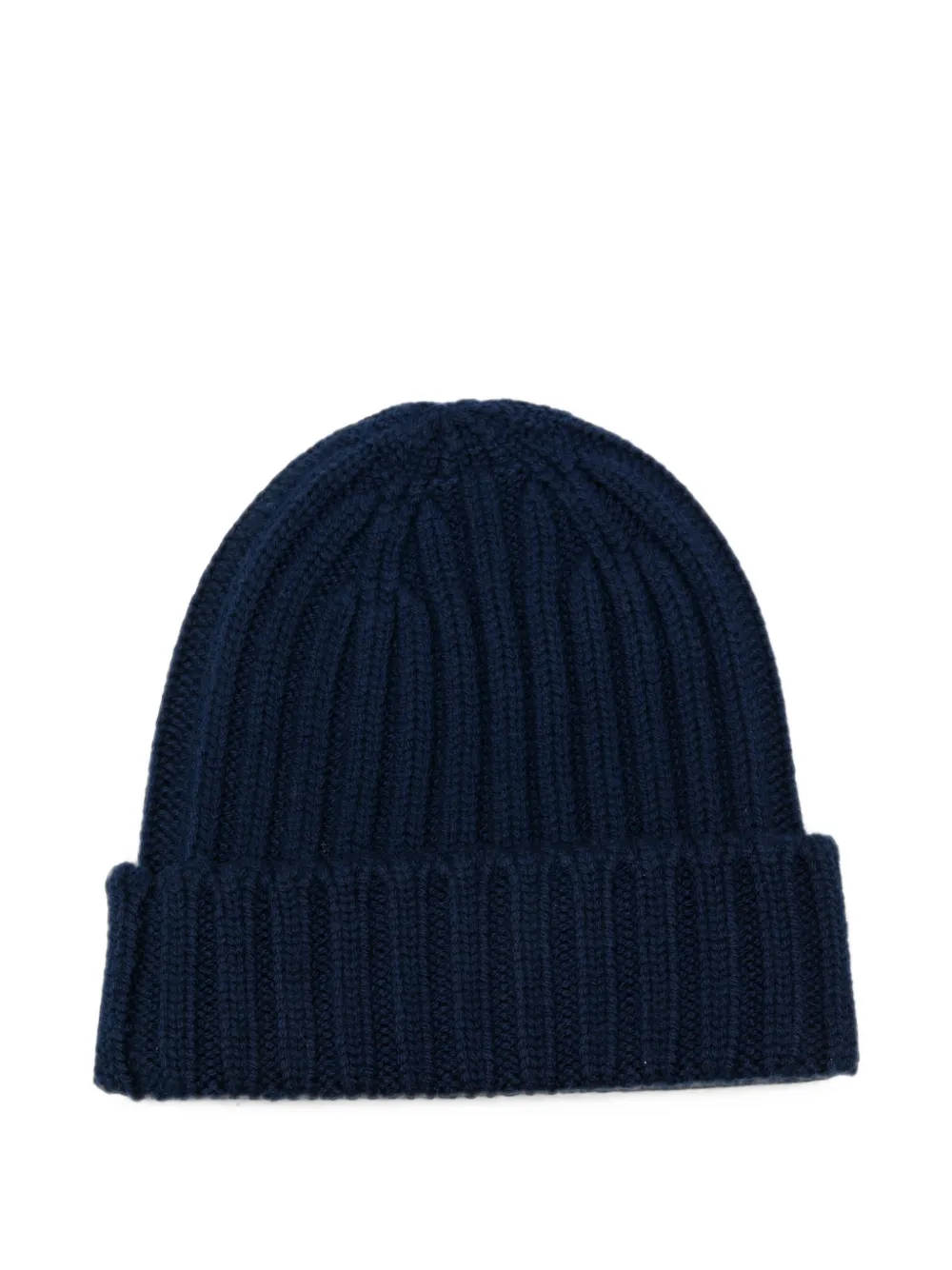 ASPESI Ribgebreide hoed Blauw