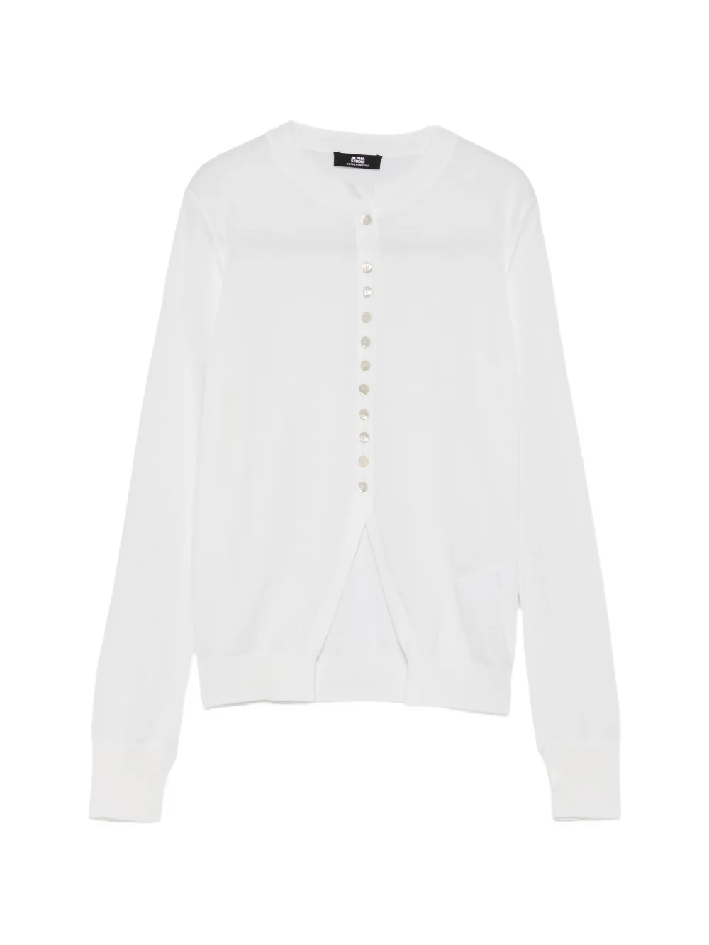 ALPHA STUDIO button-up long-sleeve cardigan