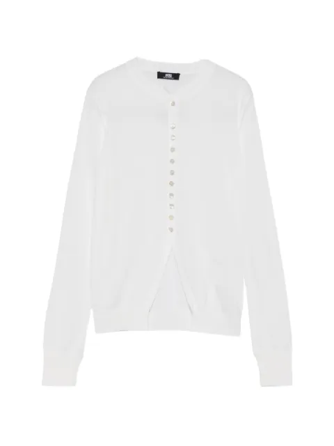 ALPHA STUDIO button-up long-sleeve cardigan