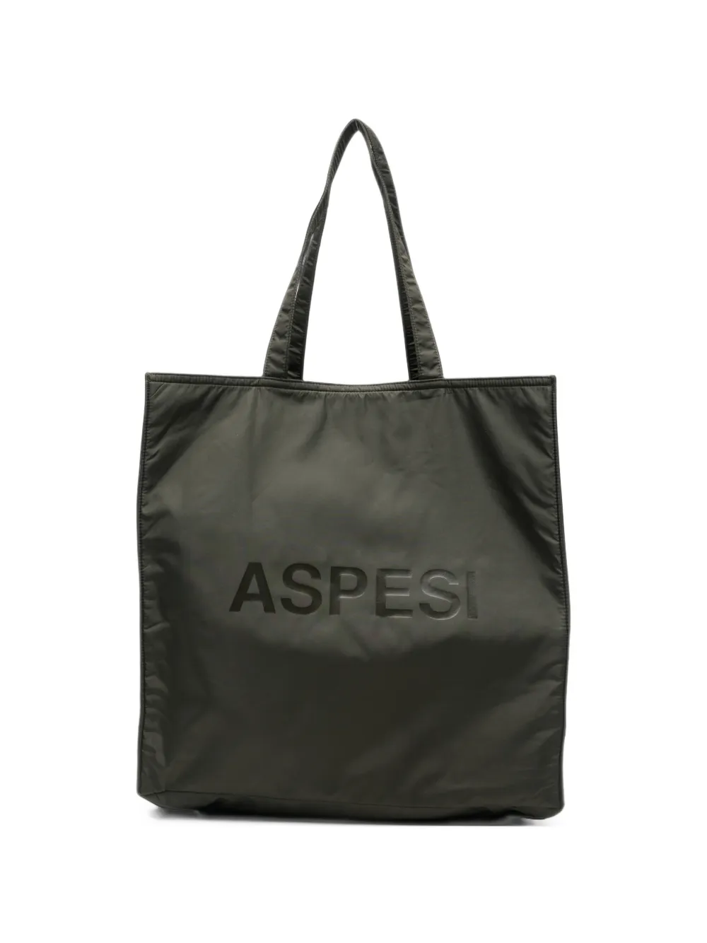 ASPESI logo-print tote bag - Grün