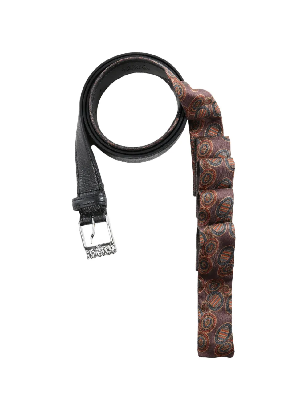 Magliano Foulard leather belt - Nero