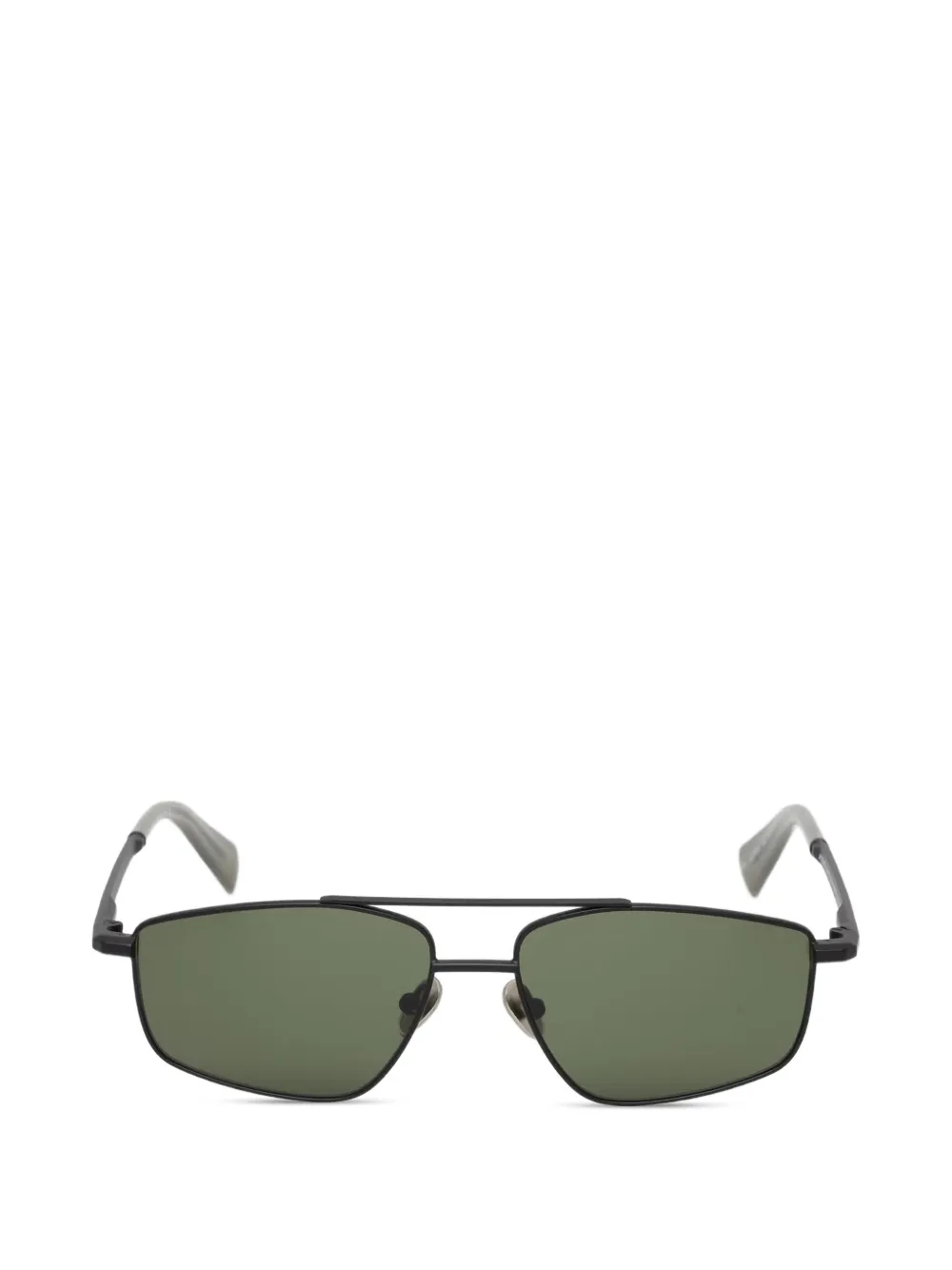 AllSaints geometric-frame double-bridge sunglasses - Schwarz