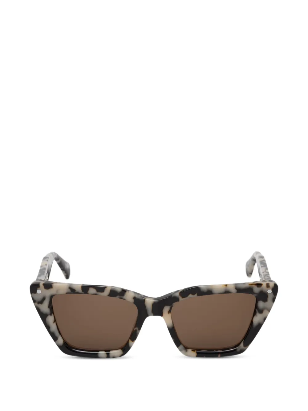 AllSaints tortoiseshell-effect cat-eye sunglasses - Toni neutri
