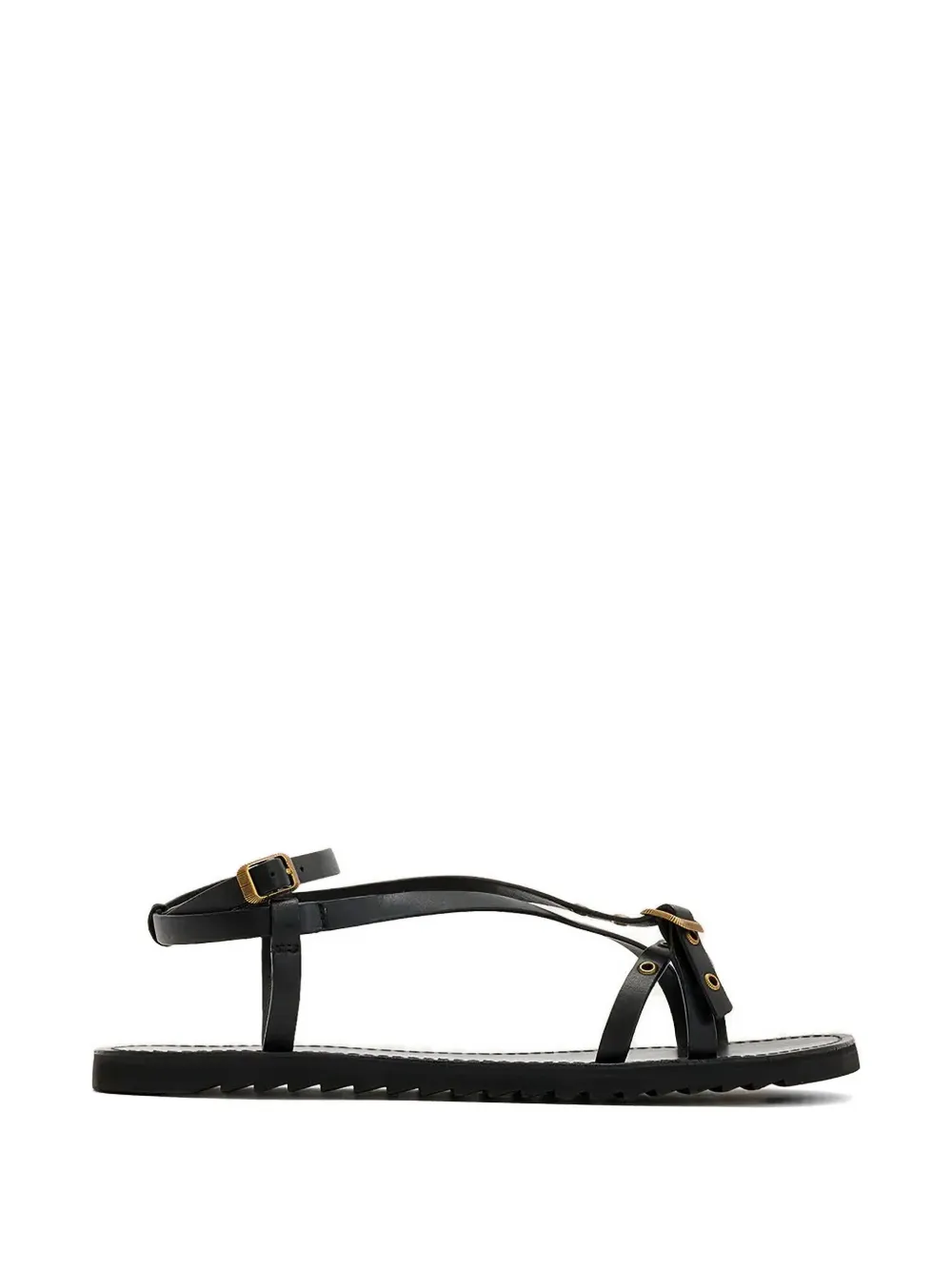 AllSaints Tyla Sandalen mit Schnalle - Schwarz