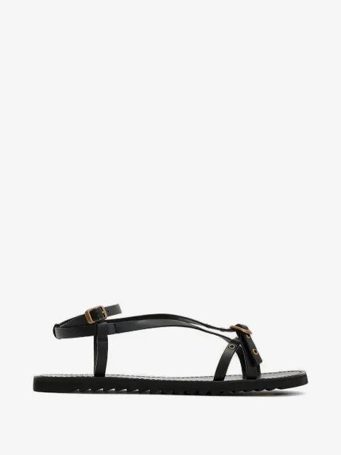 AllSaints Tyla eyelet-embellished buckled sandals