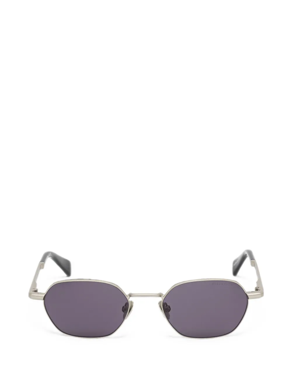 AllSaints geometric-frame sunglasses - Argento