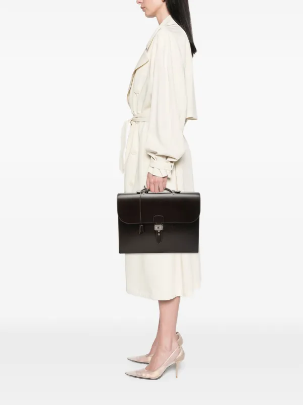 Hermès Pre-Owned 2000-2014 ボックスカーフ サック ア デペッシュ 38