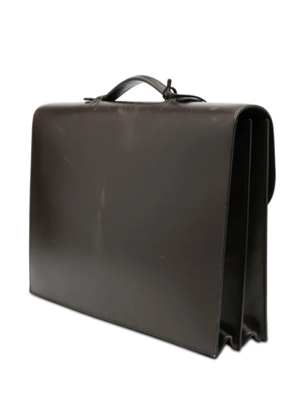 Hermès Pre-Owned 2000-2014 ボックスカーフ サック ア デペッシュ 38