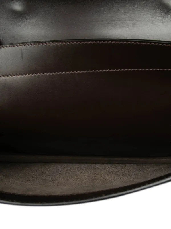 Hermès Pre-Owned 2000-2014 ボックスカーフ サック ア デペッシュ 38