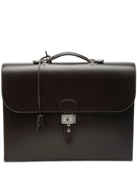 Hermès Pre-Owned 2000-2014 Box Calf Sac A Depeches 38 business bag