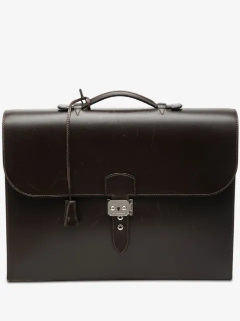 Hermès Pre-Owned 2000-2014 Box Calf Sac A Depeches 38 business bag