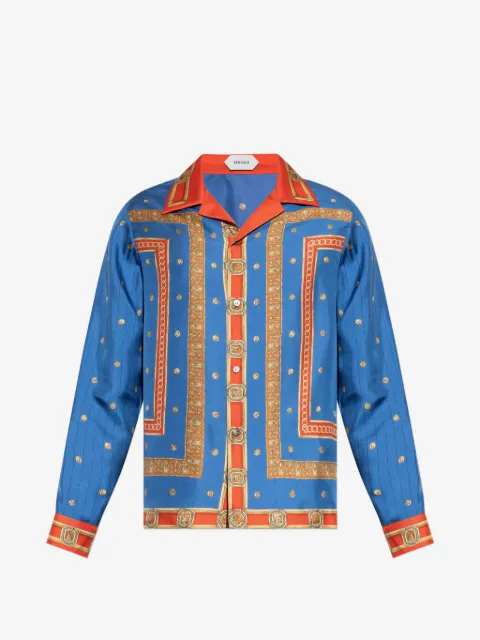 Versace printed silk shirt