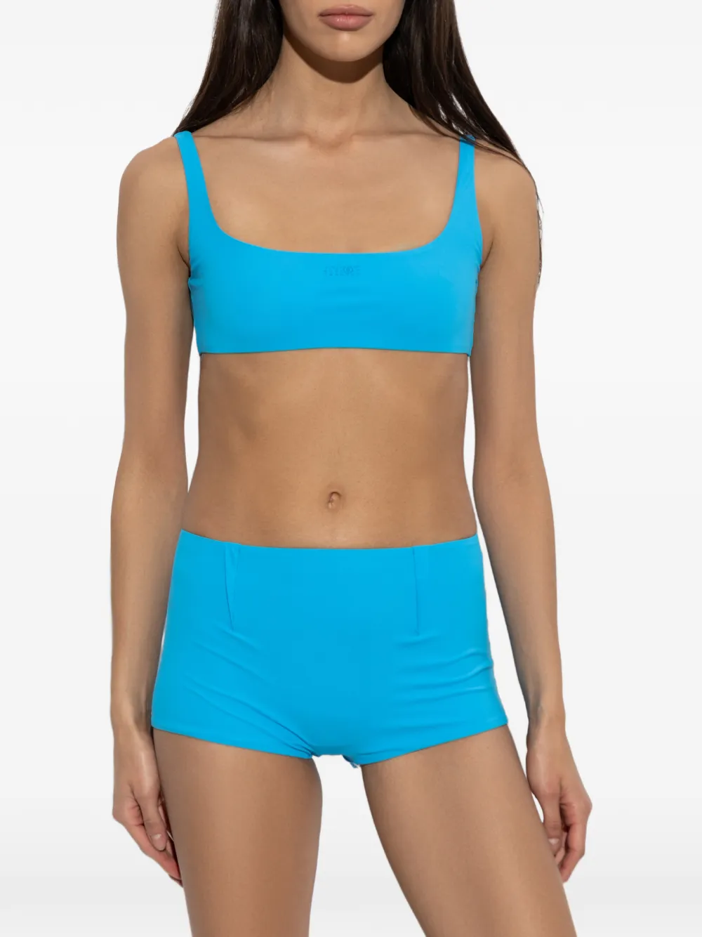 MM6 Maison Margiela Bikini met logoprint Blauw