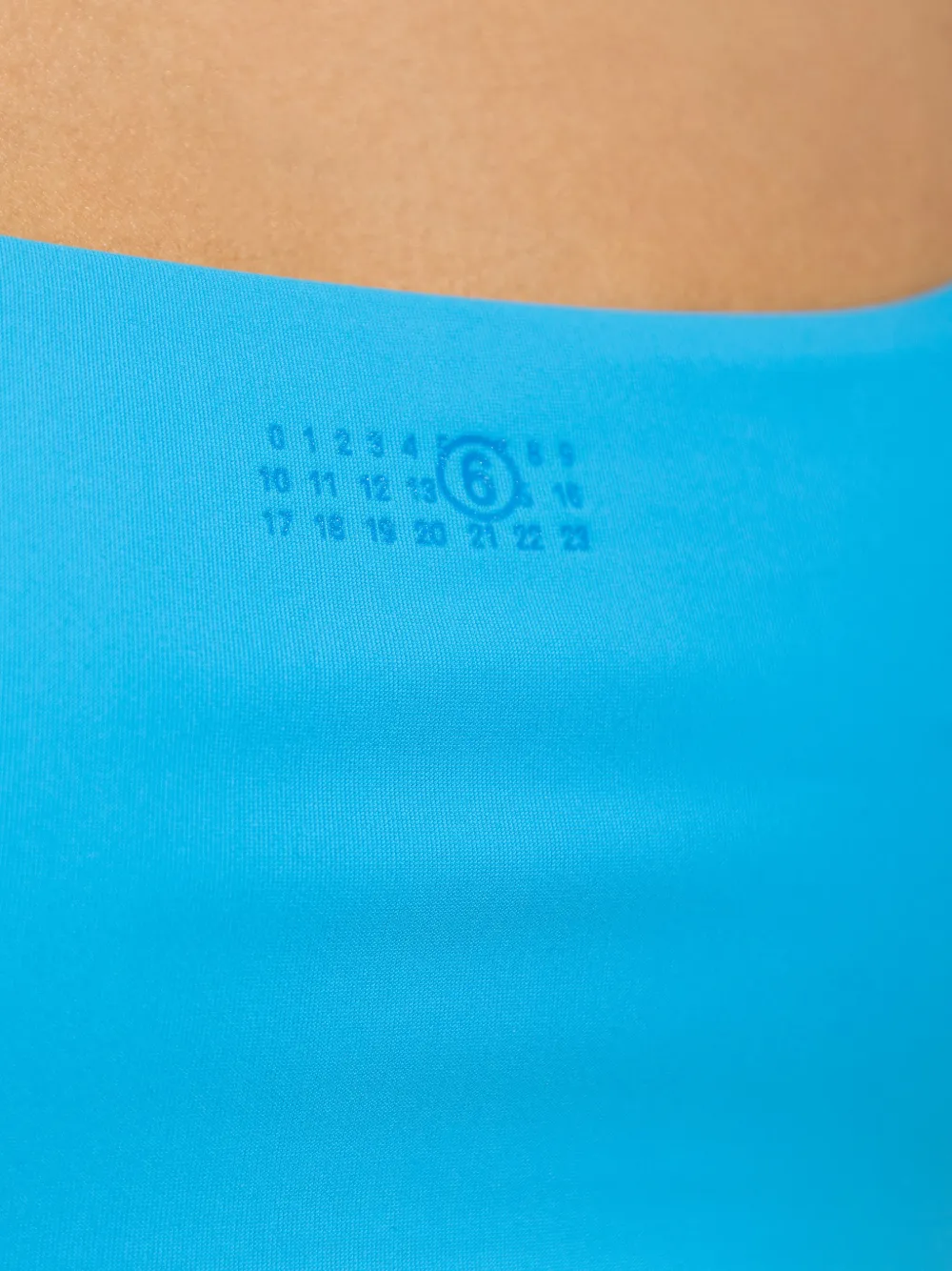 MM6 Maison Margiela Bikini met logoprint Blauw