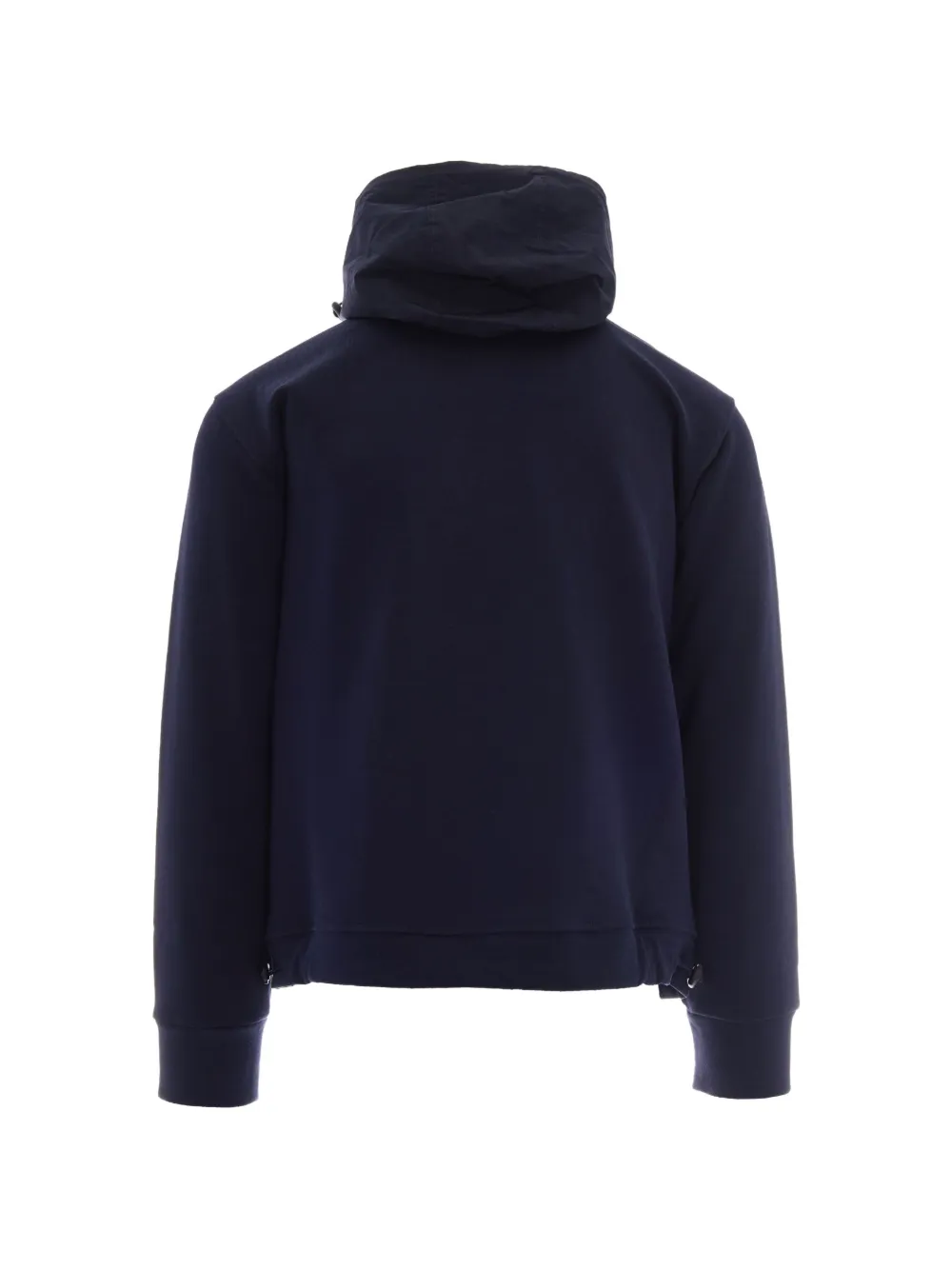 Ballantyne Button-up hoodie met geborduurd logo Blauw