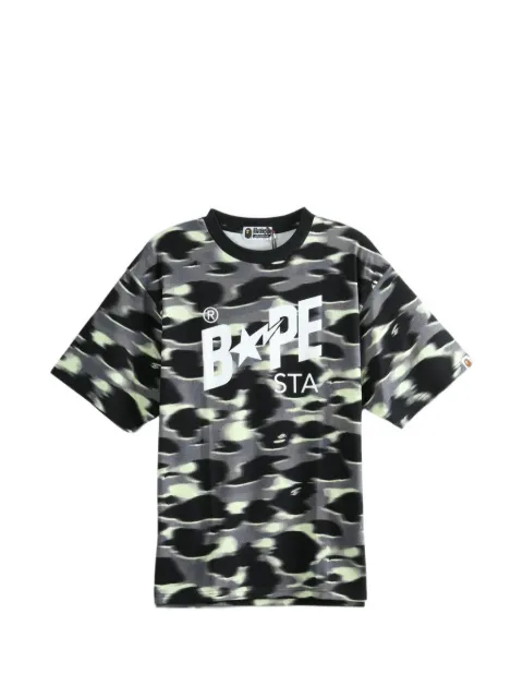 A BATHING APE® camouflage-print T-shirt