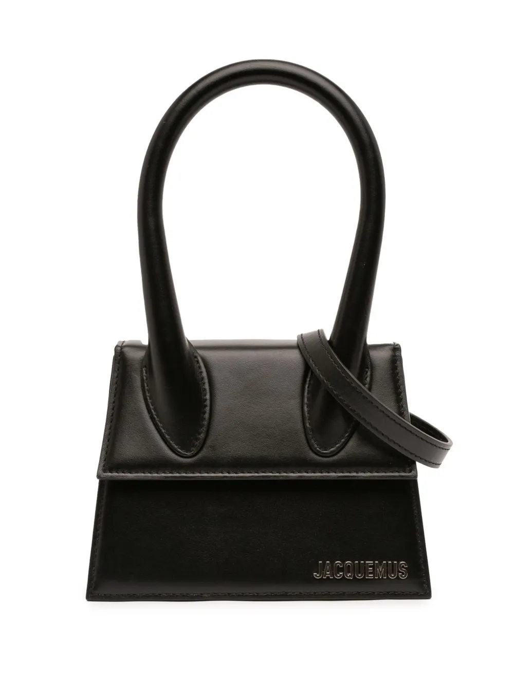 Jacquemus Pre-Owned 2017-2018 Leather Le Chiquito Moyen satchel - Nero