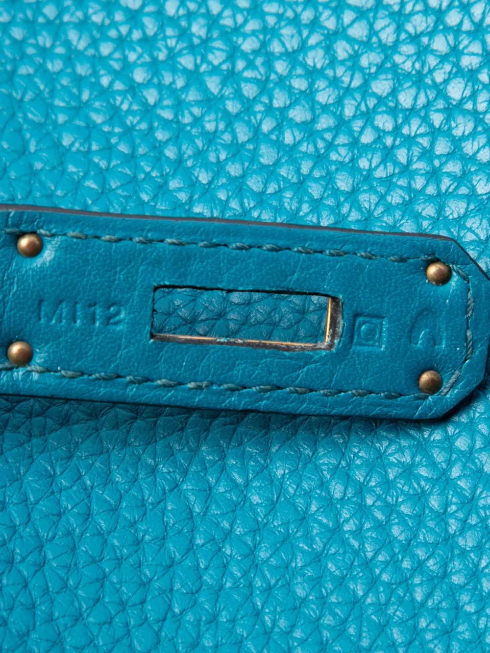 Hermès Pre-Owned 2013 Clemence Kelly II Retourne 32 Satchel | Blue