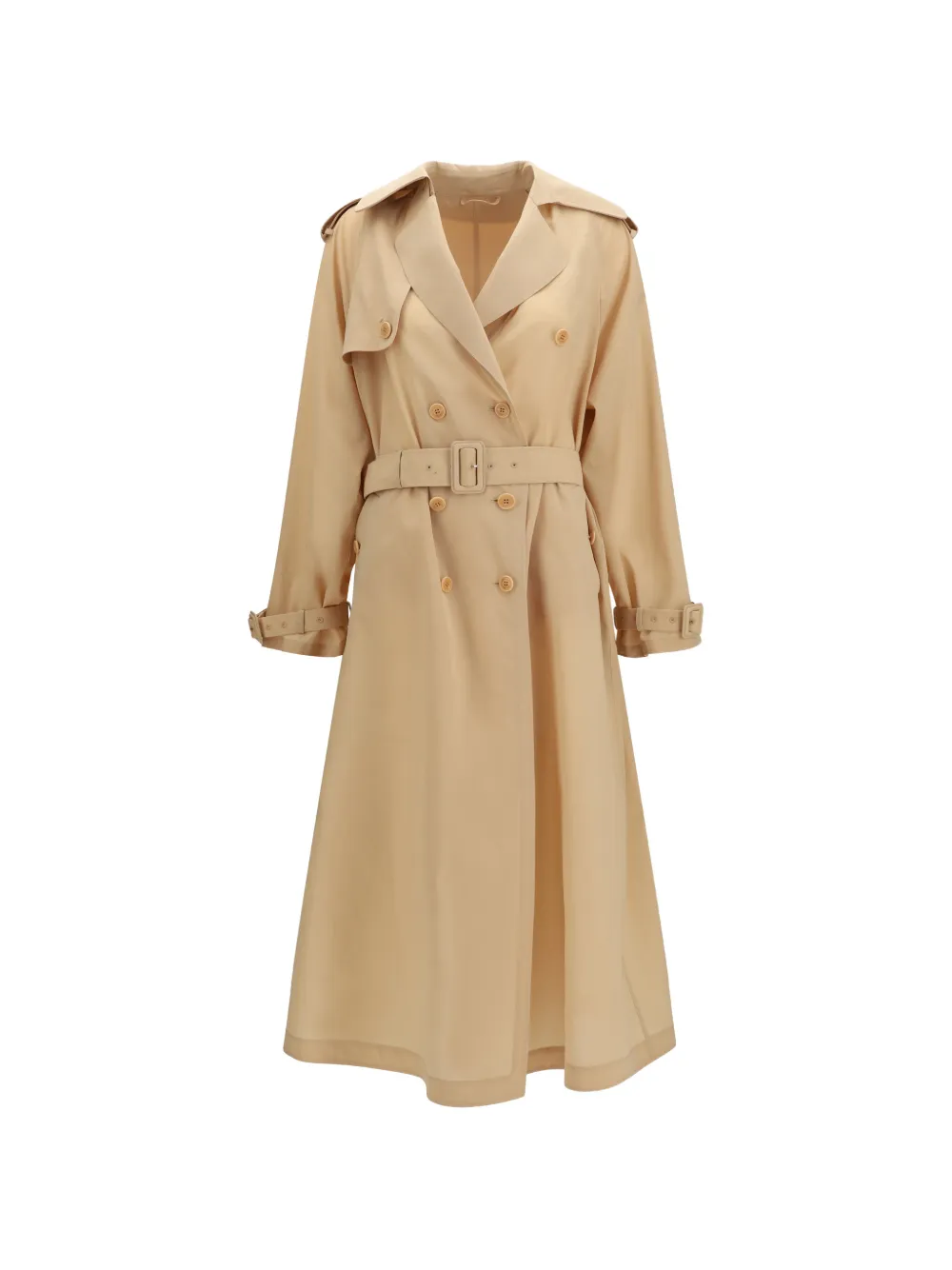 Ermanno Scervino double-breasted belted trench coat - Toni neutri