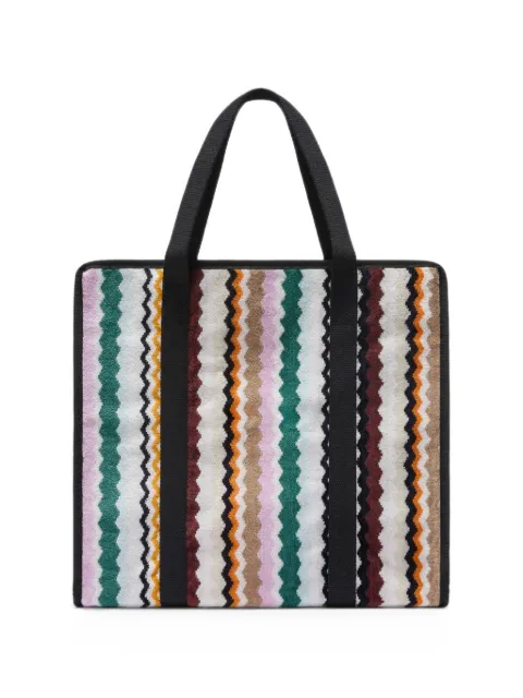 Missoni Aura zigzag-print tote bag
