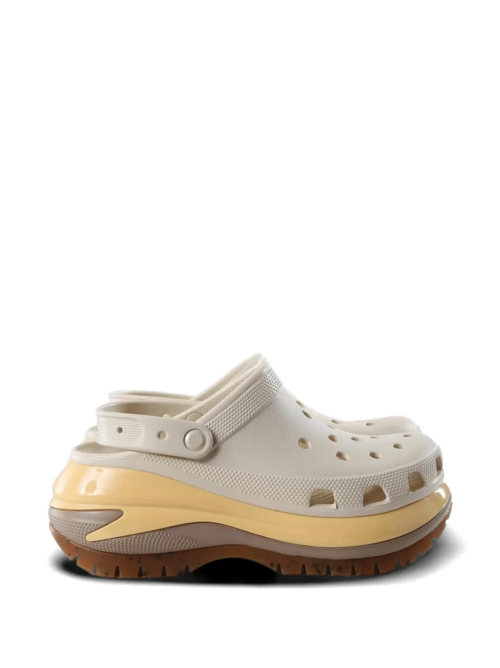 Crocs Mega Crush perforated mules - Toni neutri