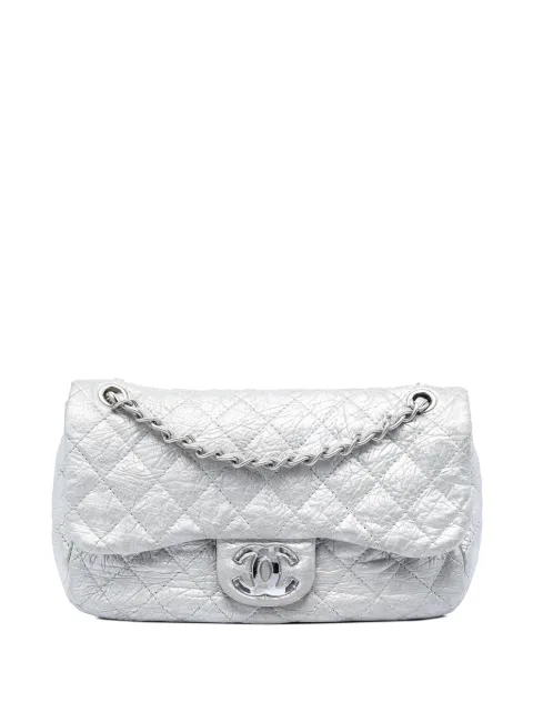 CHANEL Pre-Owned 2010-2011 Medium Calfskin Ice Cube On the Rocks Flap shoulder bag