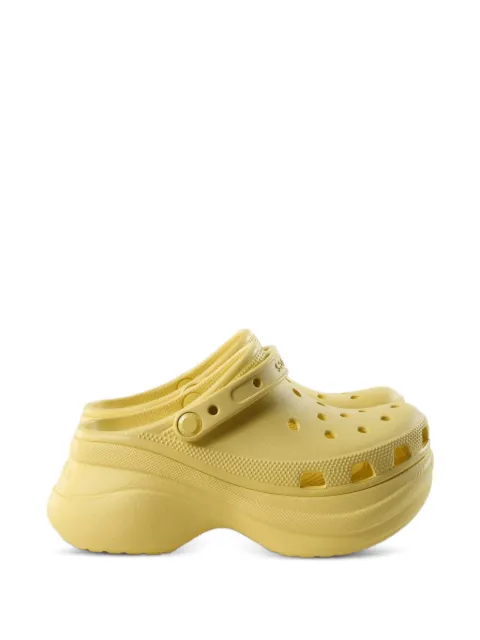 Crocs Bae perforated platform mules