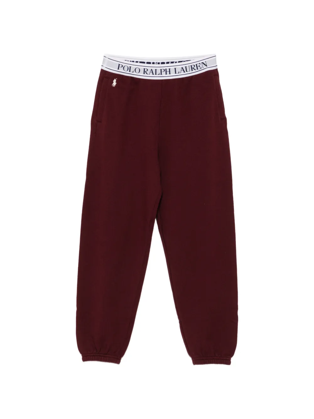 POLO RALPH LAUREN KIDS Pantaloni sportivi con logo - Rosso
