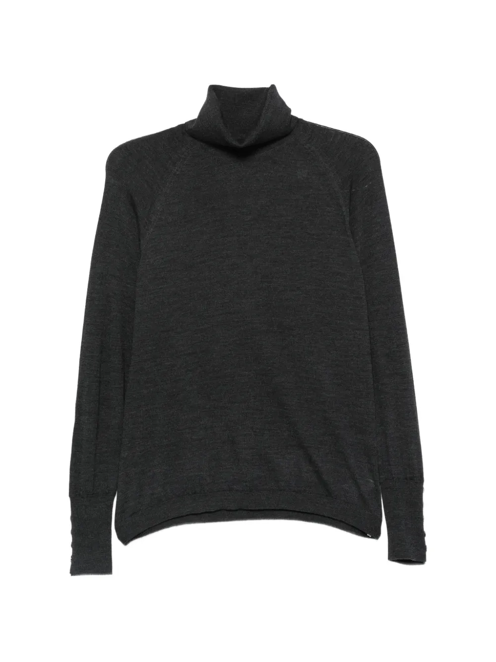ALPHA STUDIO button-cuff roll-neck sweater