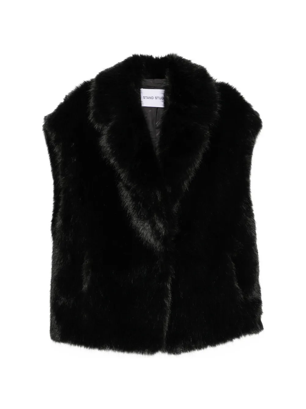 STAND STUDIO Kinley faux-fur coat - Noir STAND STUDIO Kinley faux-fur coat - Noir
