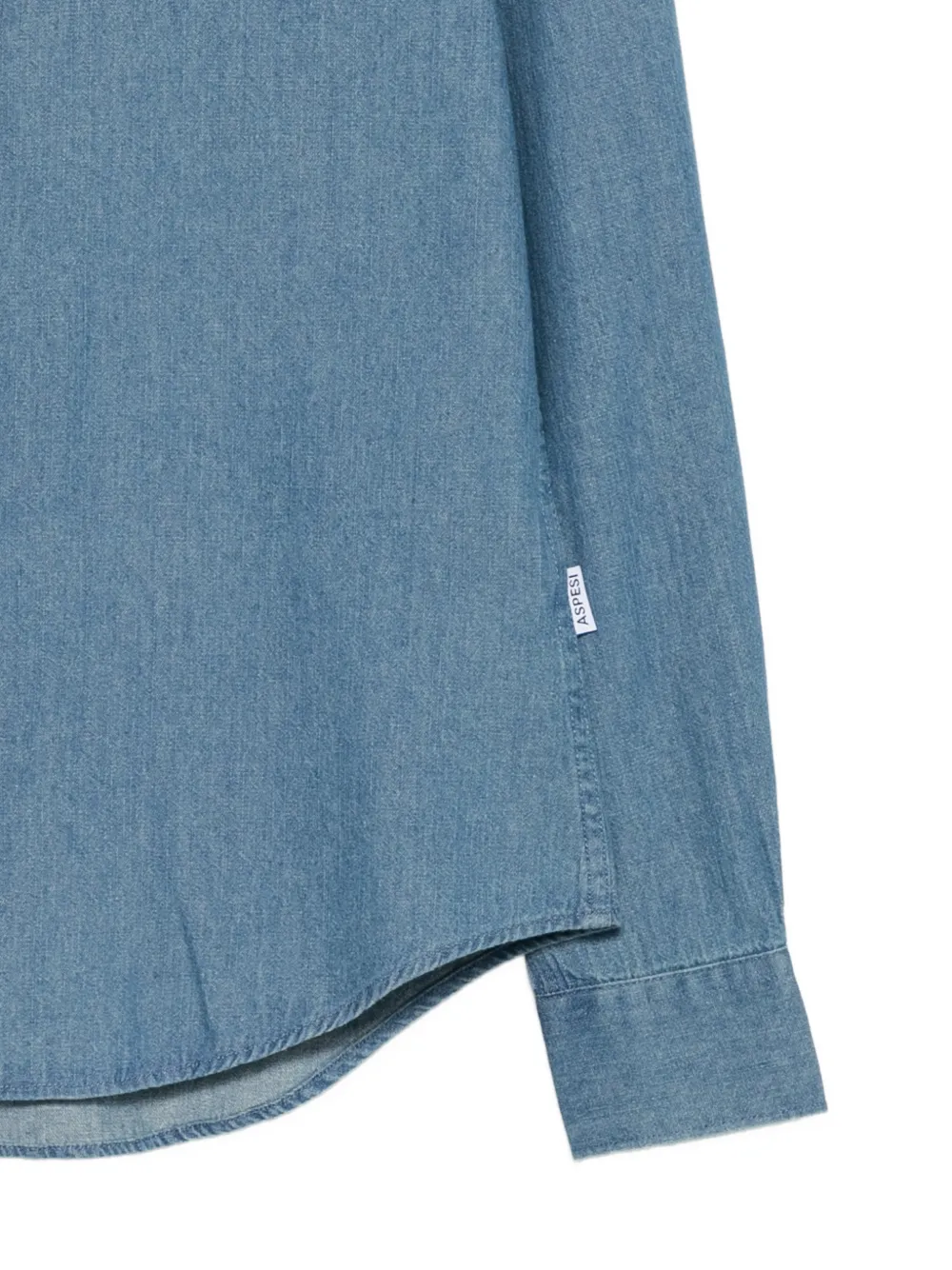 ASPESI Denim blouse Blauw