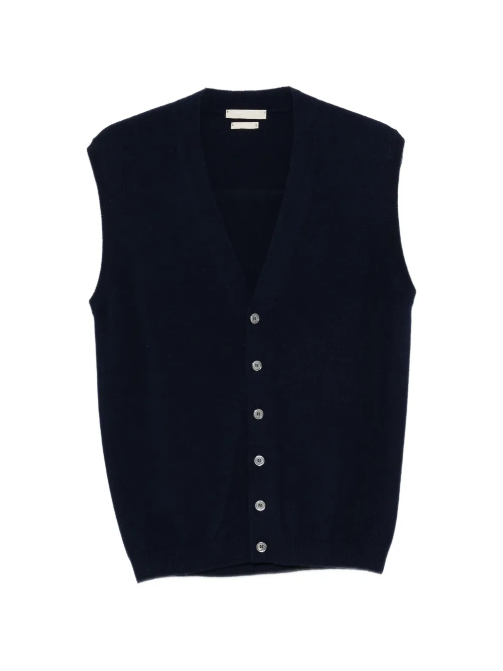 Daniele Fiesoli cashmere V-neck vest - Blu