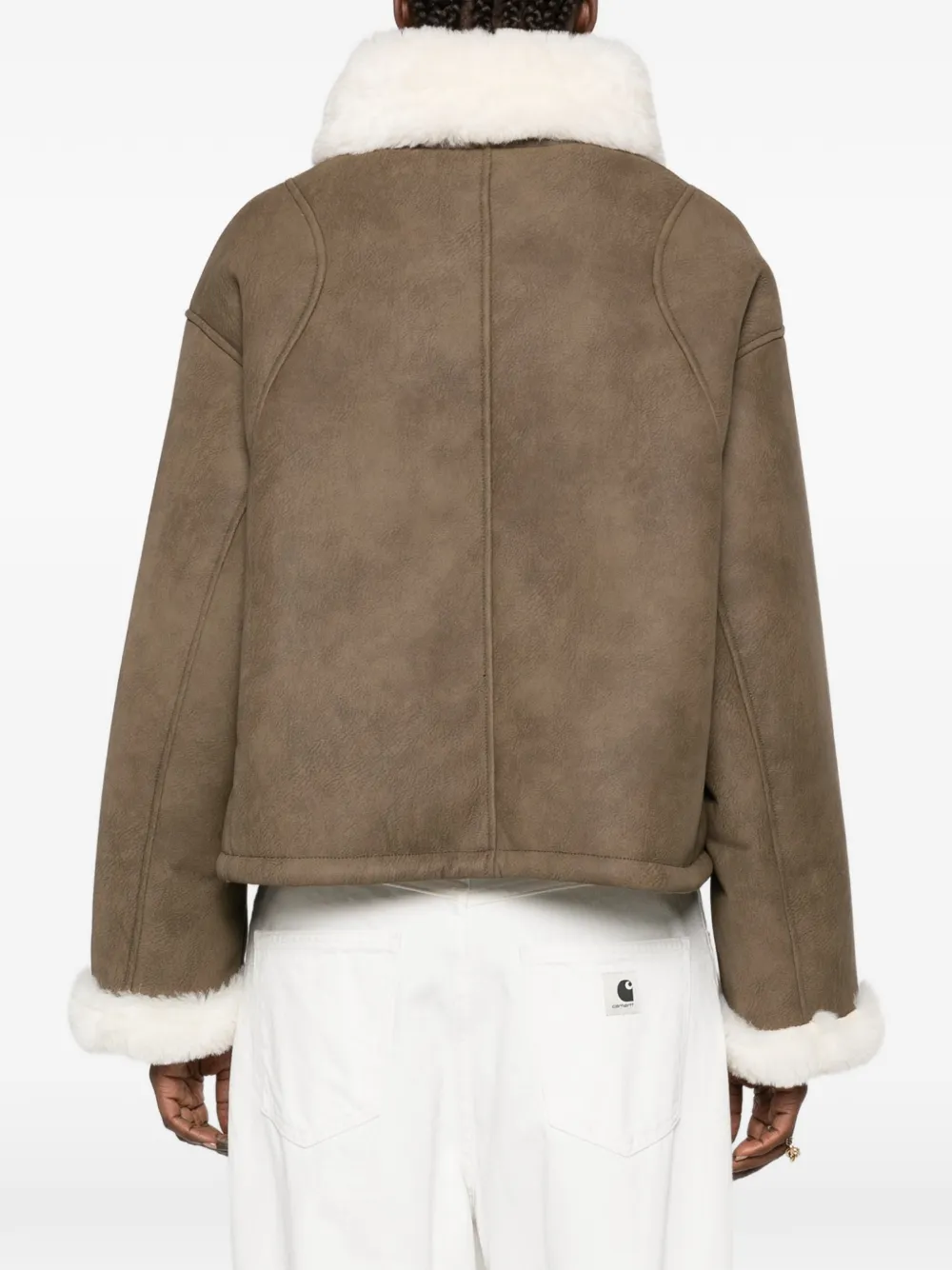STAND STUDIO Sevyn button-up jacket Bruin