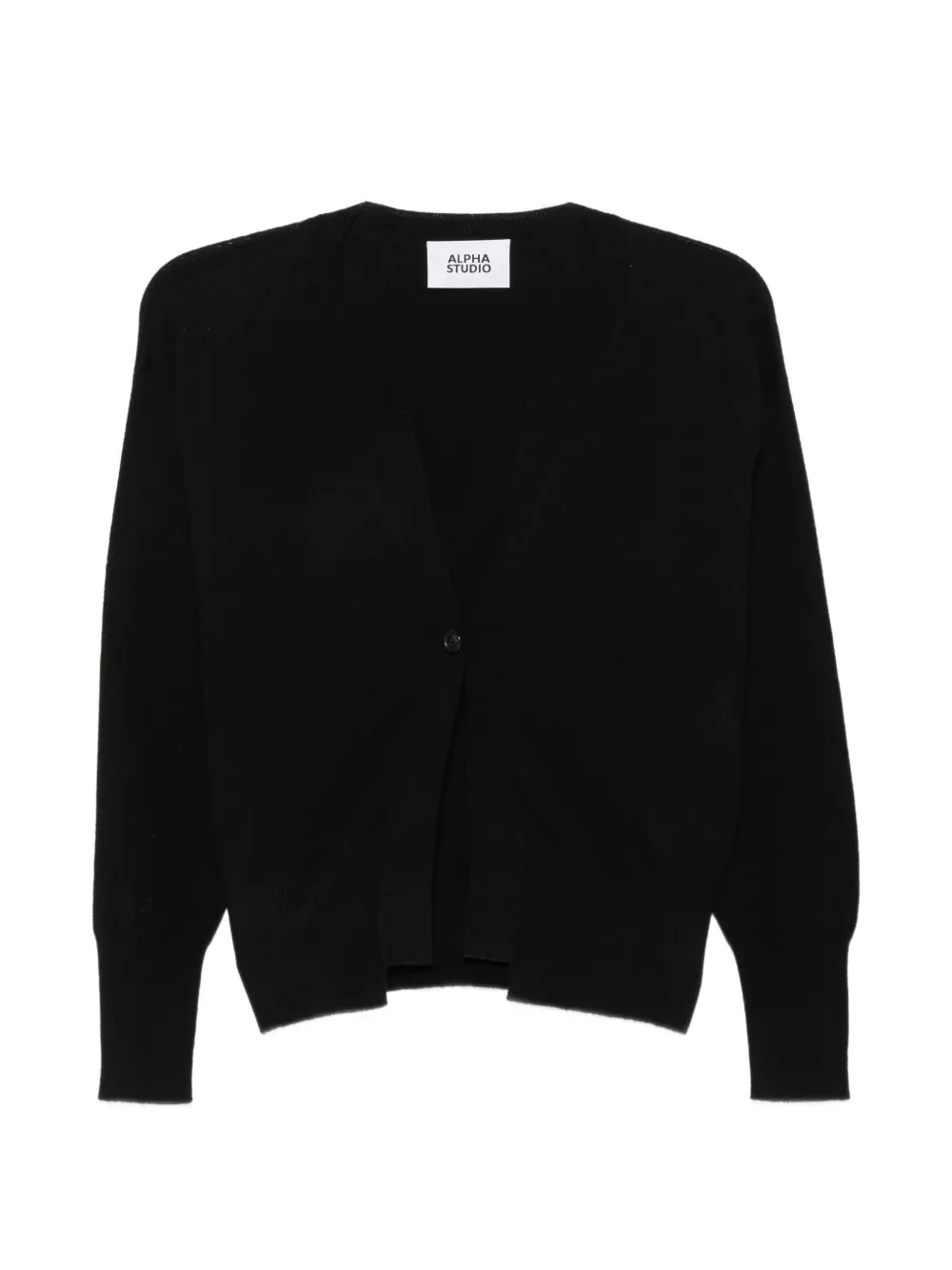 ALPHA STUDIO button-fastening long-sleeve cardigan