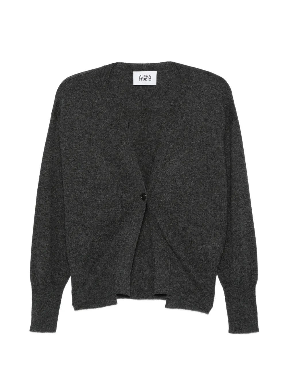 ALPHA STUDIO long-sleeve cardigan - Grey